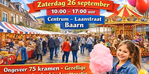 Braderie centrum Baarn — braderie-en-jaarmarkt in Baarn